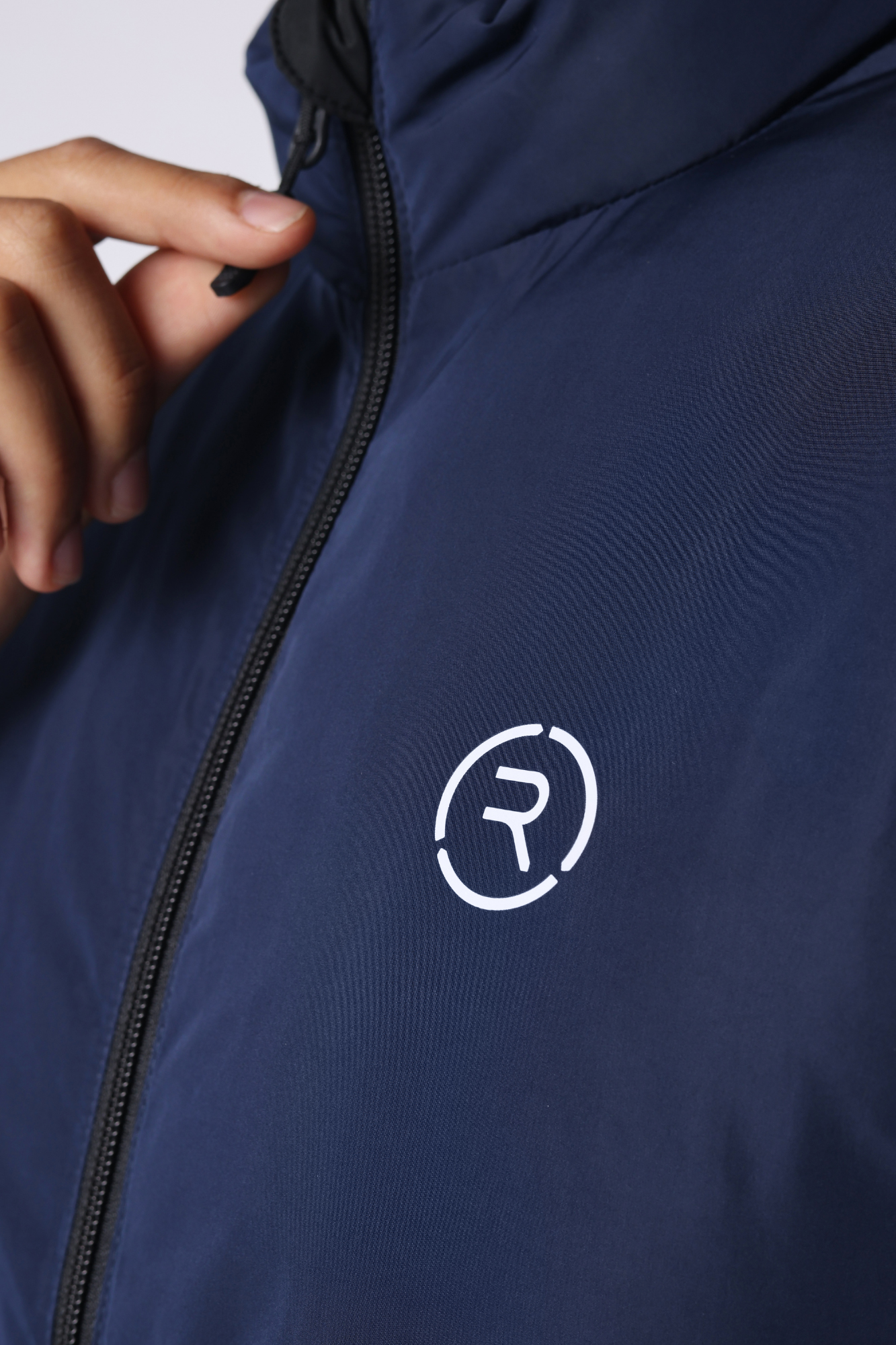 Flint Reversible Gilet Black/True Navy - Reflo