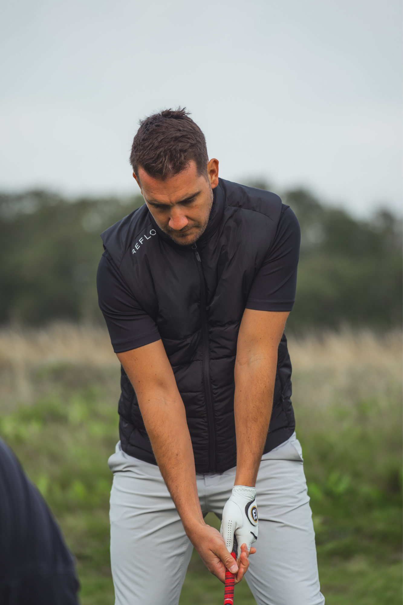 Flint Reversible Gilet Black/True Navy - Reflo