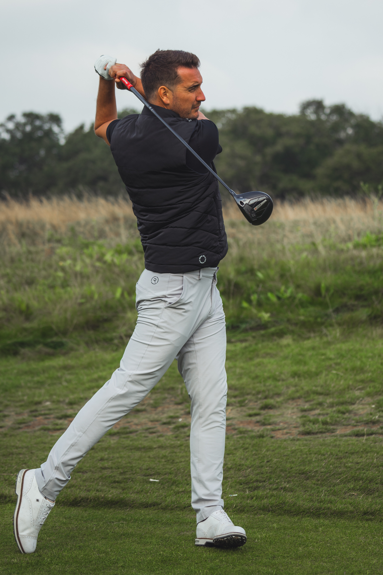 Flint Reversible Gilet Black/True Navy - Reflo