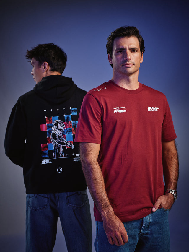 Atlassian Williams Racing Carlos Sainz Driver Short Sleeve T-Shirt - Season 12 Reflo