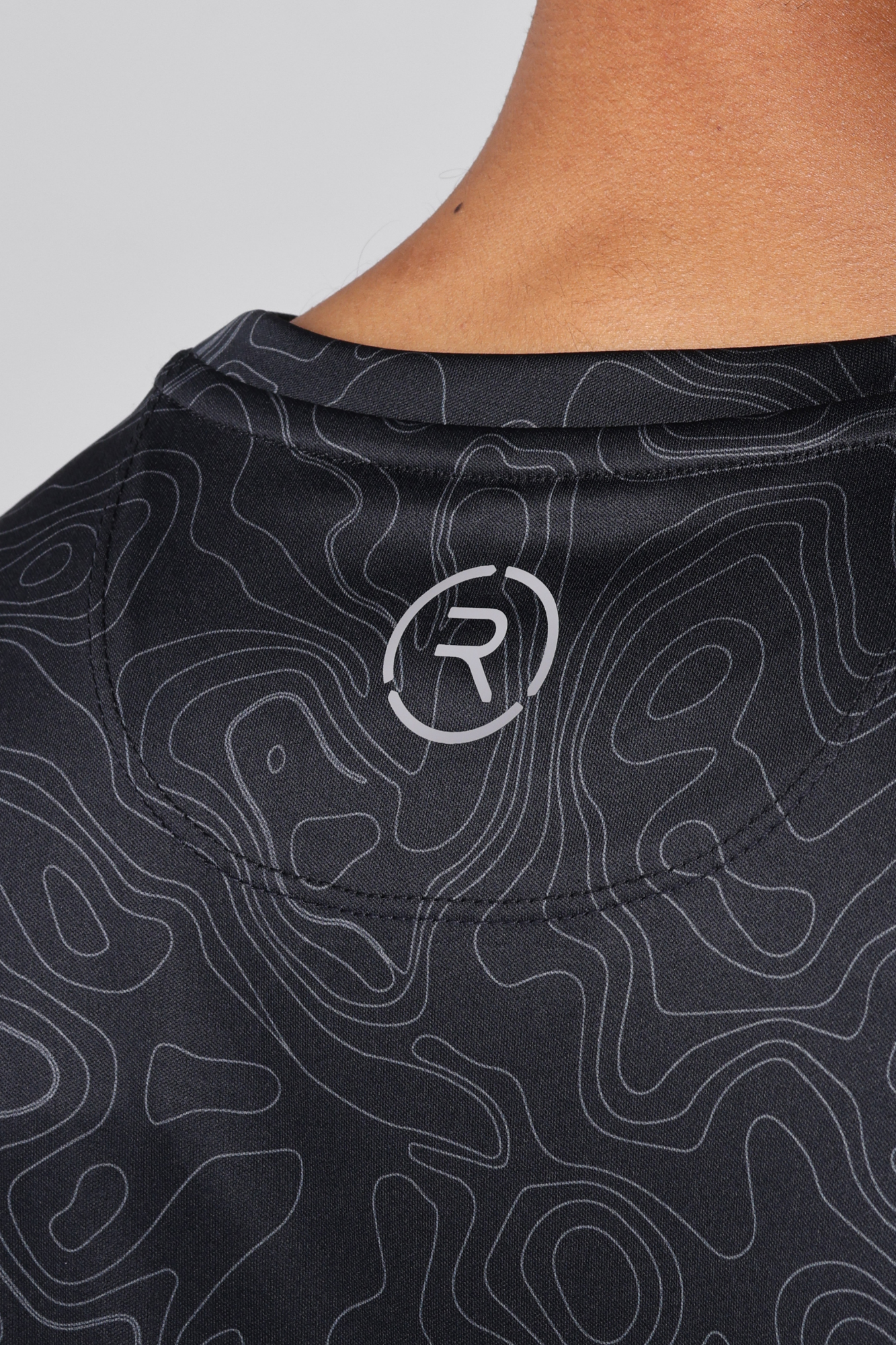 Moana Shirt Black Contour - Reflo