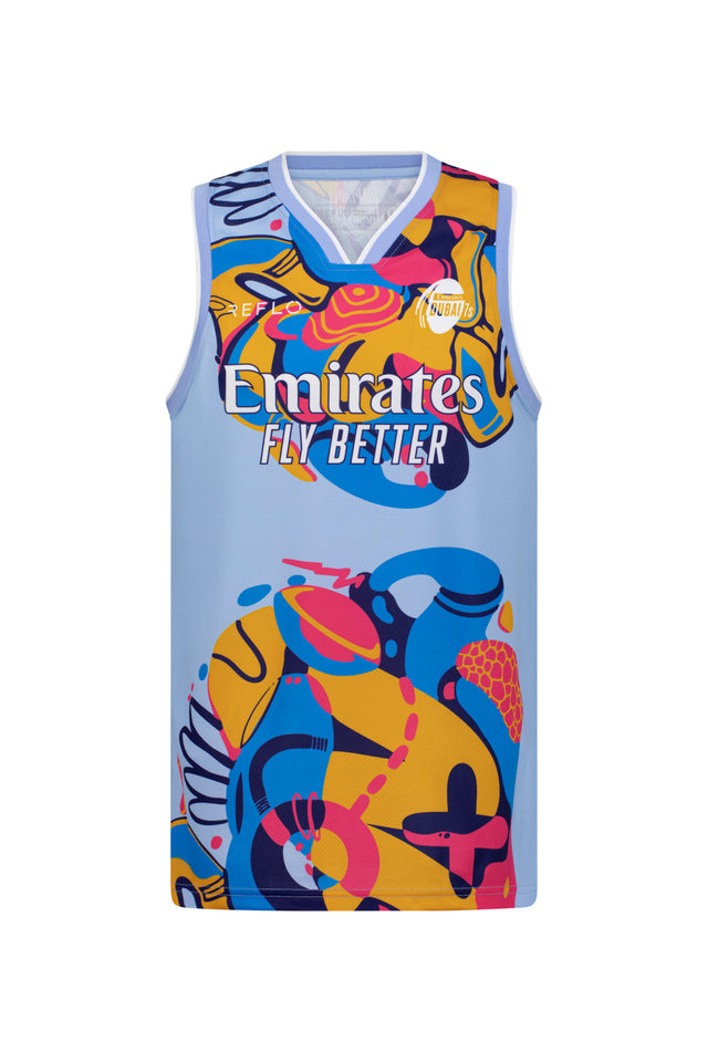 Emirates Dubai 7s 2025 Basketball Singlet Reflo
