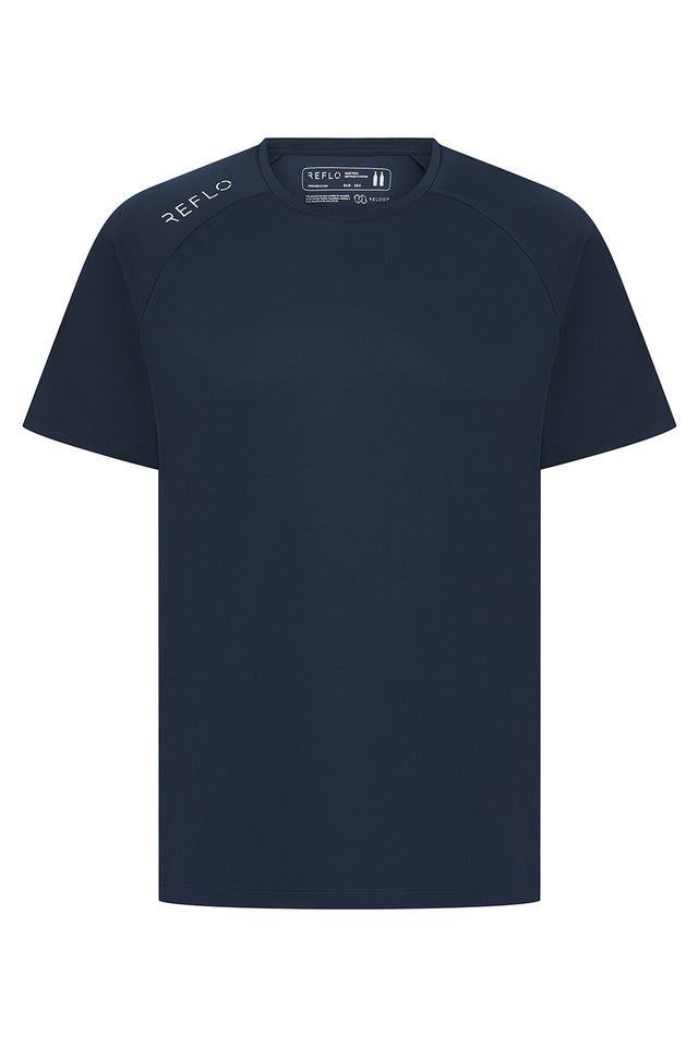 Aras T Shirt True Navy - Reflo