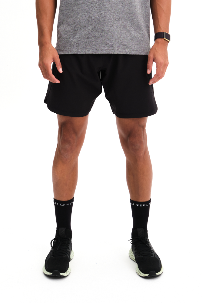 Biscay Shorts Black Reflo Athleisure