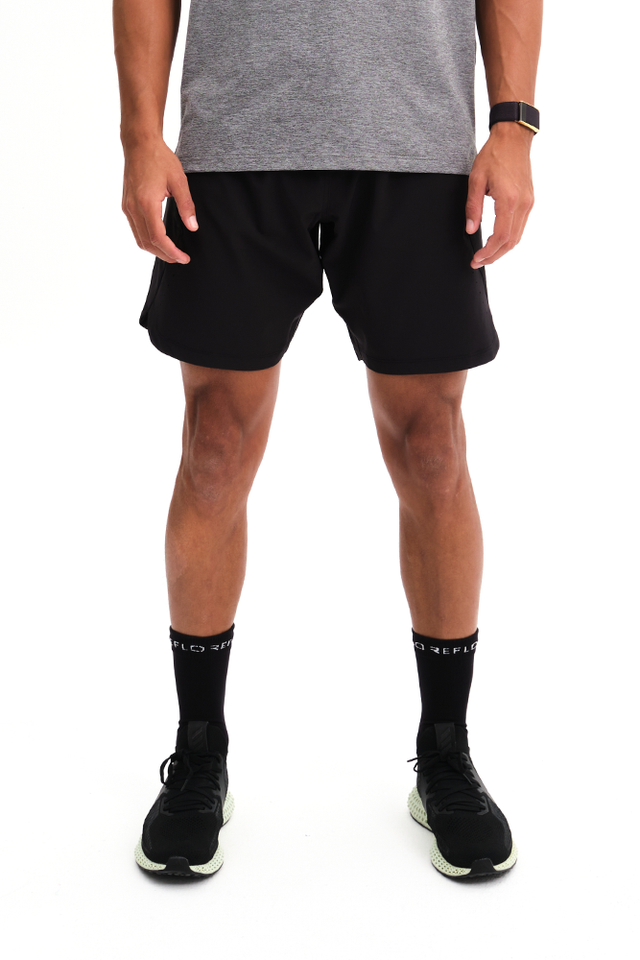 Biscay Shorts Black Reflo Athleisure