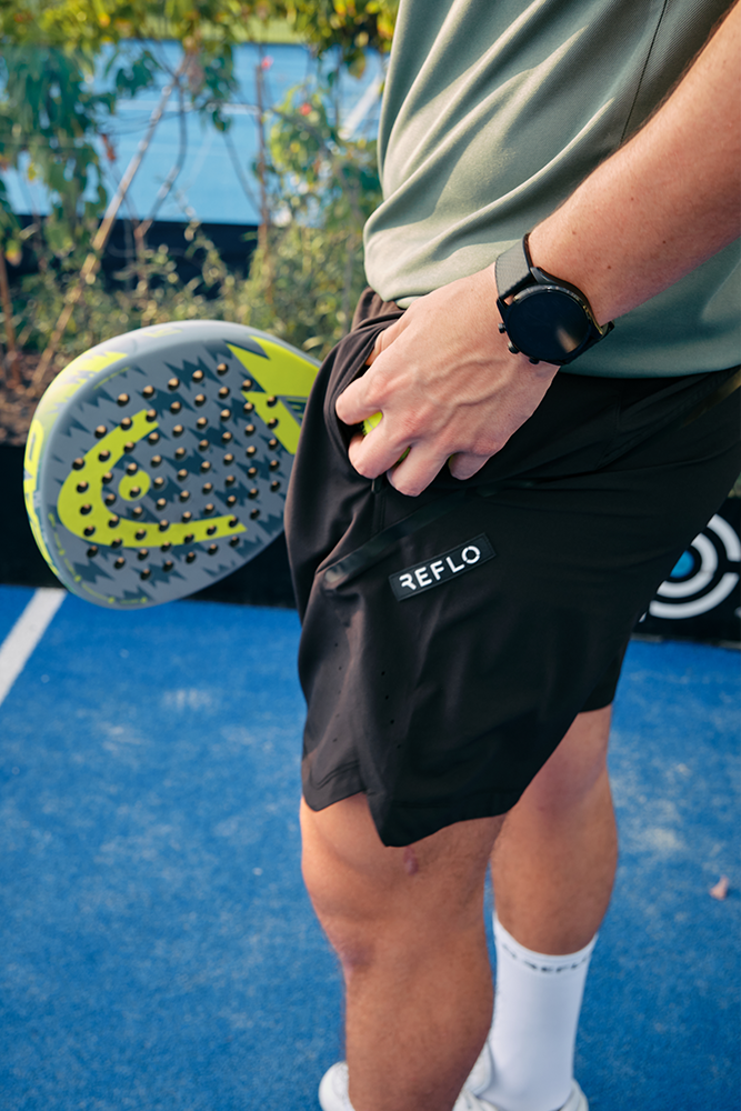 Biscay Shorts Black Reflo Athleisure