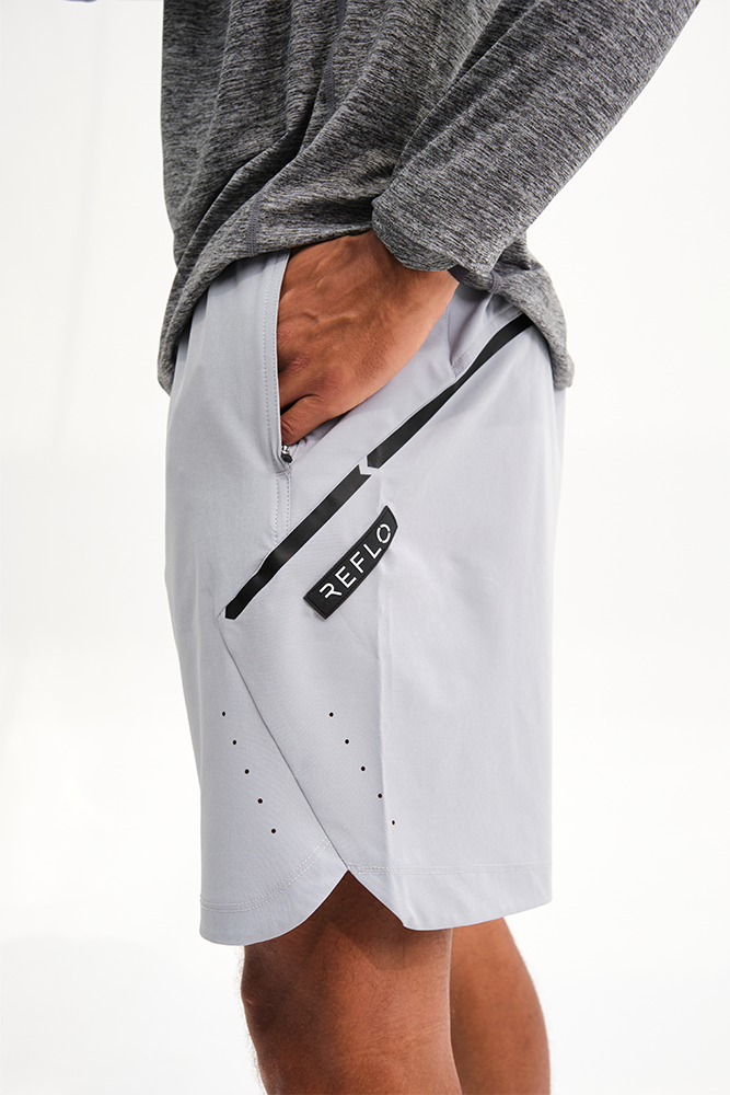 Biscay Shorts Grey Reflo Athleisure