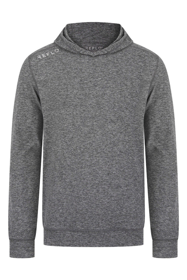 Clyde Hoodie Caviar Marl - Reflo