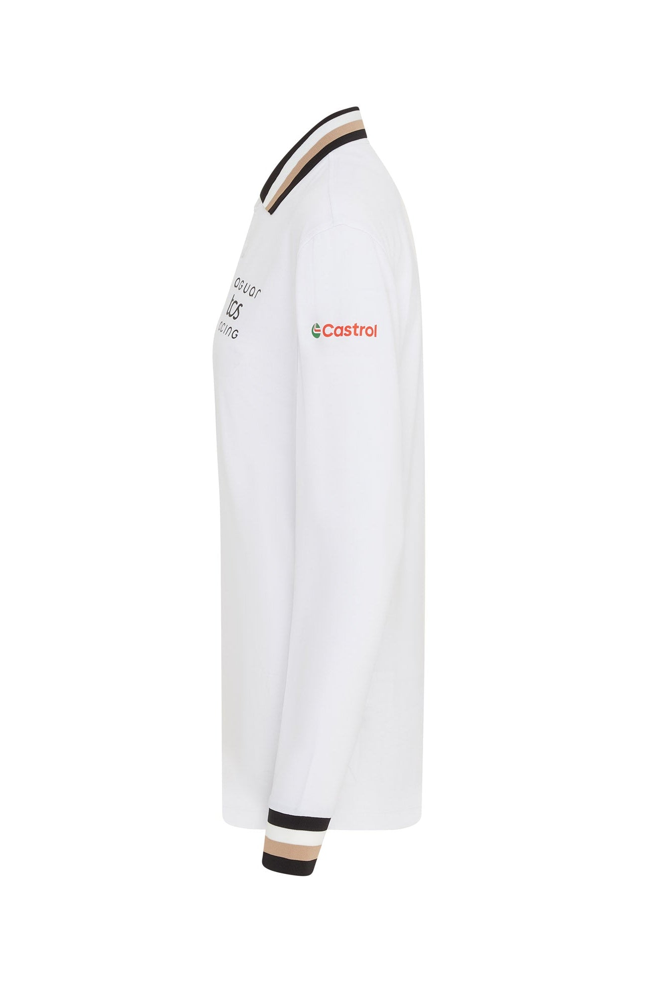 Jaguar TCS Racing Long Sleeve Polo Shirt Womens Reflo