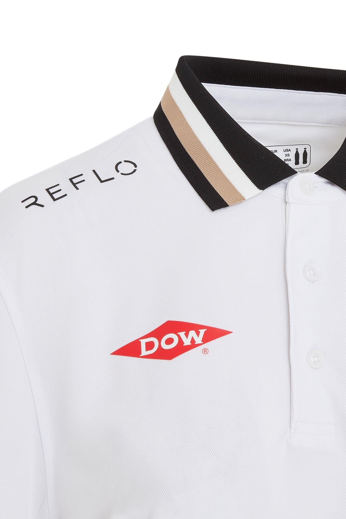 Jaguar TCS Racing Long Sleeve Polo Shirt Womens Reflo