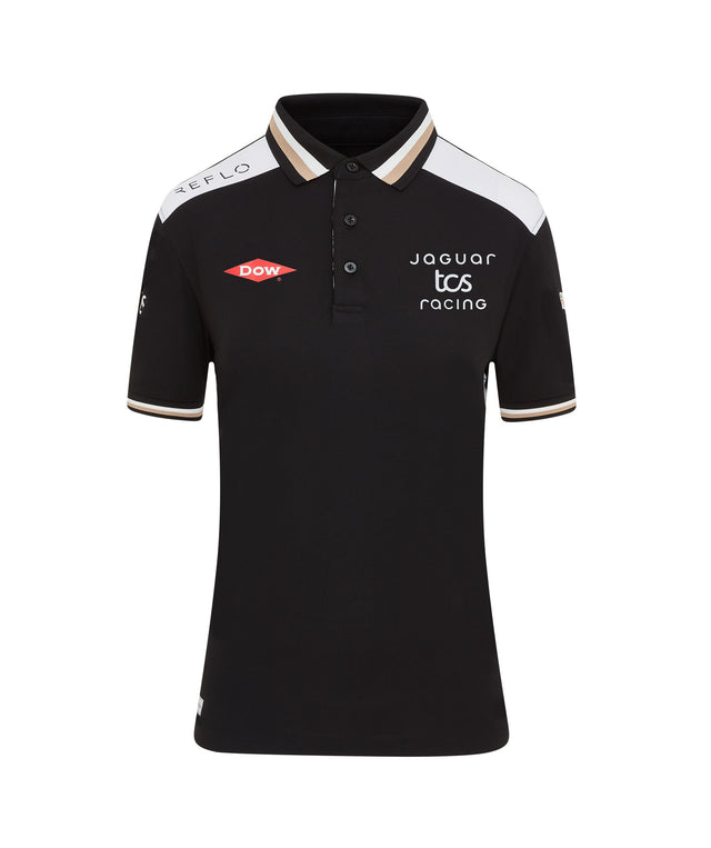Jaguar TCS Racing Short Sleeve Polo Shirt Womens Reflo