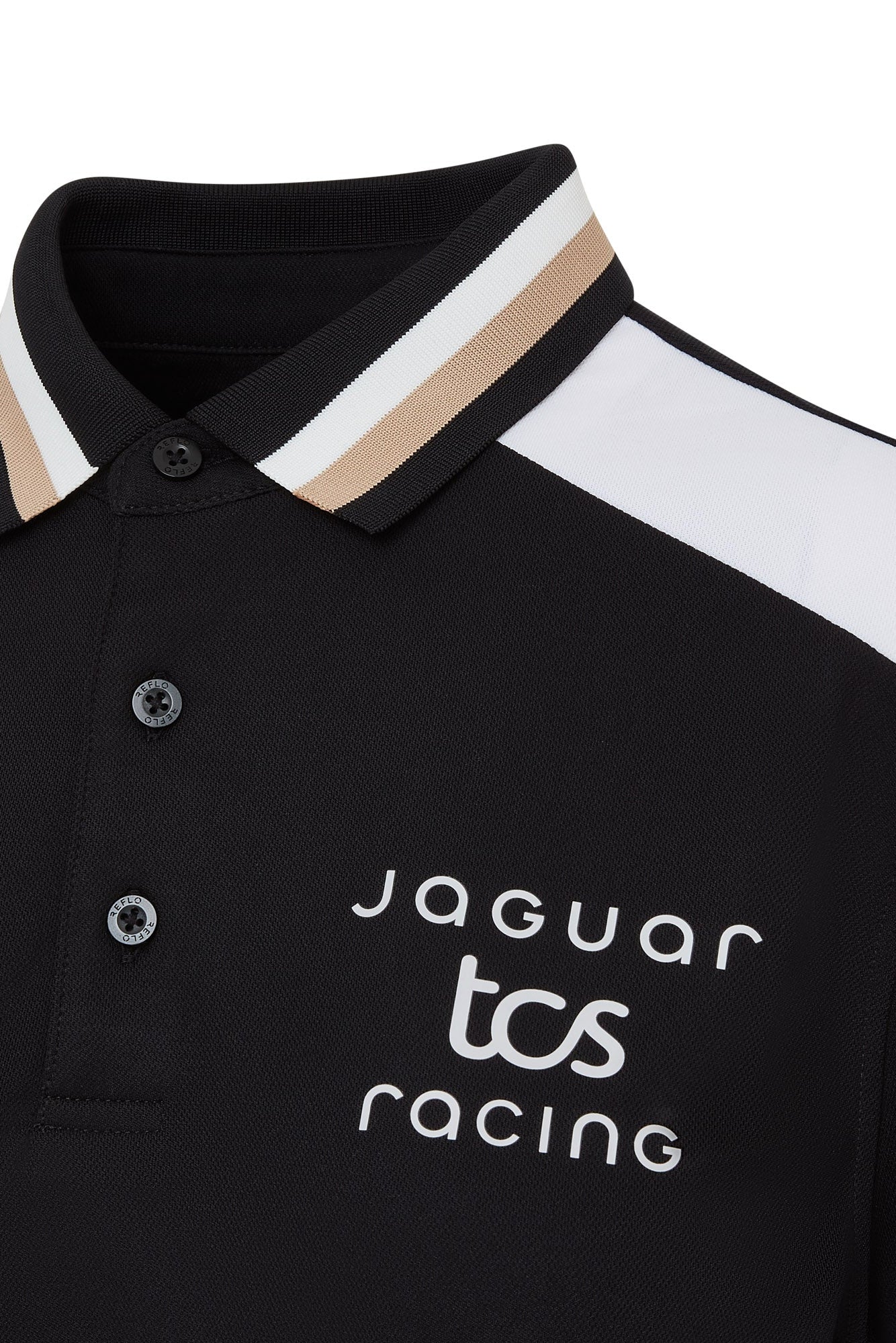 Jaguar TCS Racing Short Sleeve Polo Shirt Womens Reflo