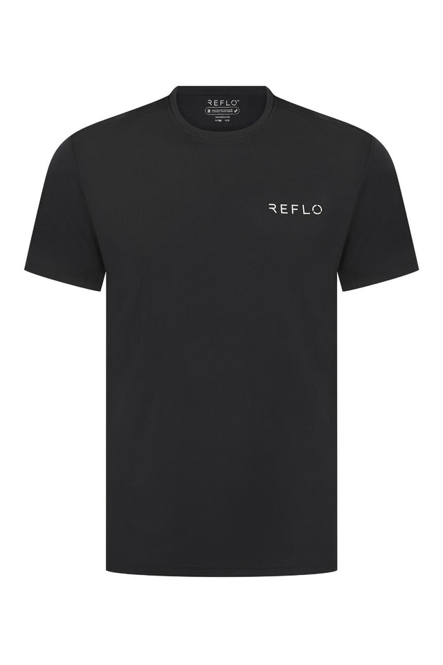 Hudson T Shirt Black Reflo Athleisure