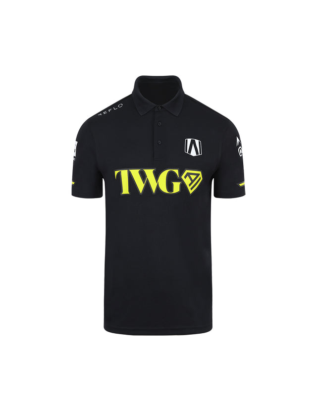 Andretti Teamkit Short Sleeve Polo Shirt Black Reflo