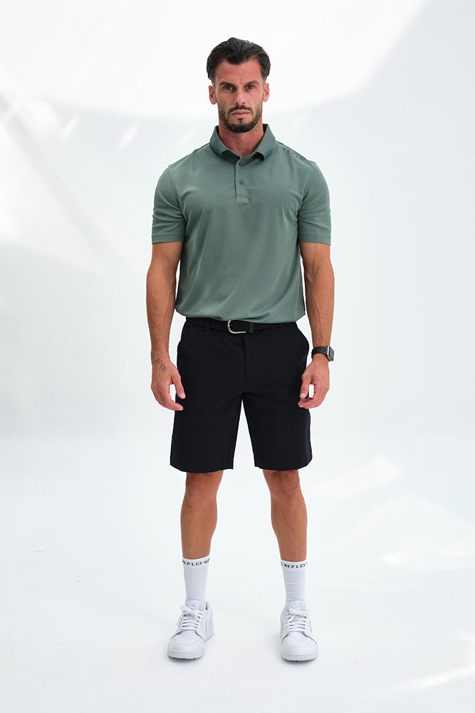 Icarian Chino Shorts Black - Reflo