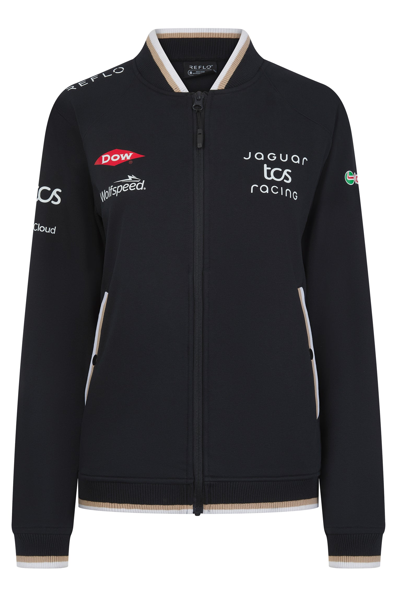 Jaguar TCS Racing Womens Zip Through Jumper - Reflo