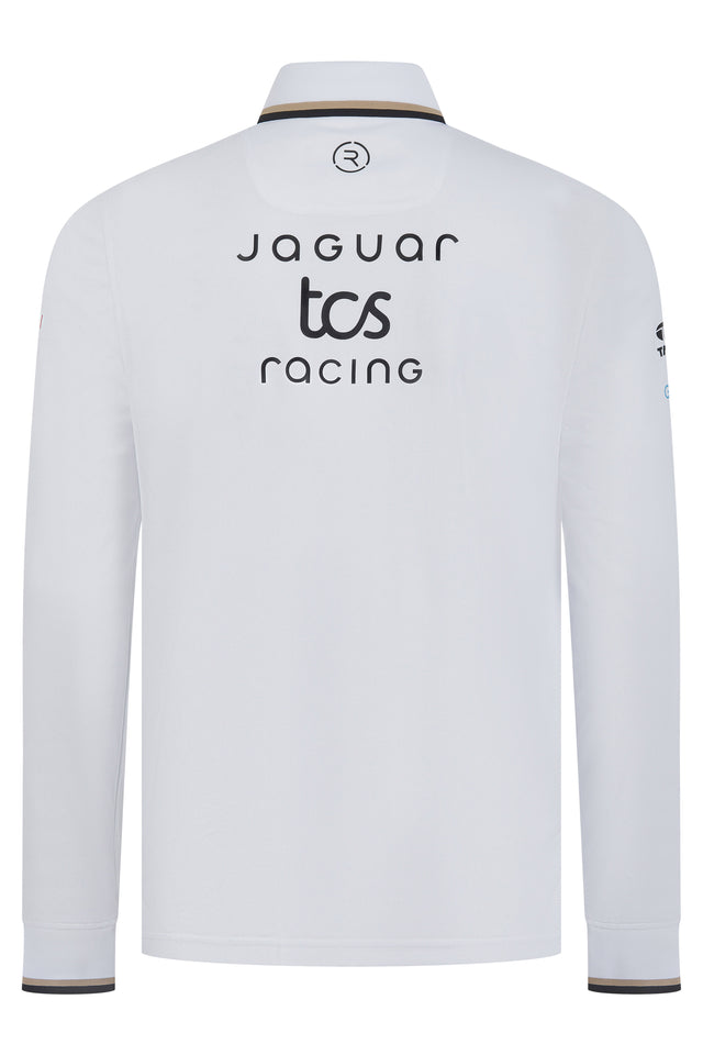 Jaguar TCS Racing Mens Long Sleeve Polo - Reflo