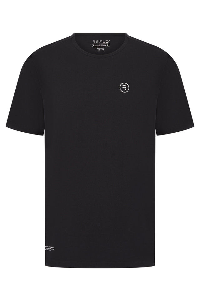 Leithen T-Shirt Black - Reflo