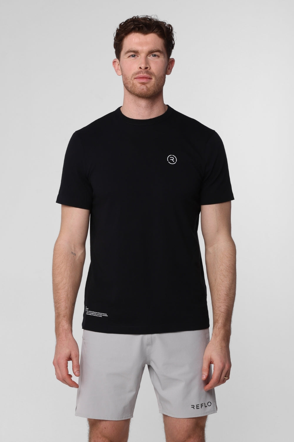 Leithen T-Shirt Black - Reflo