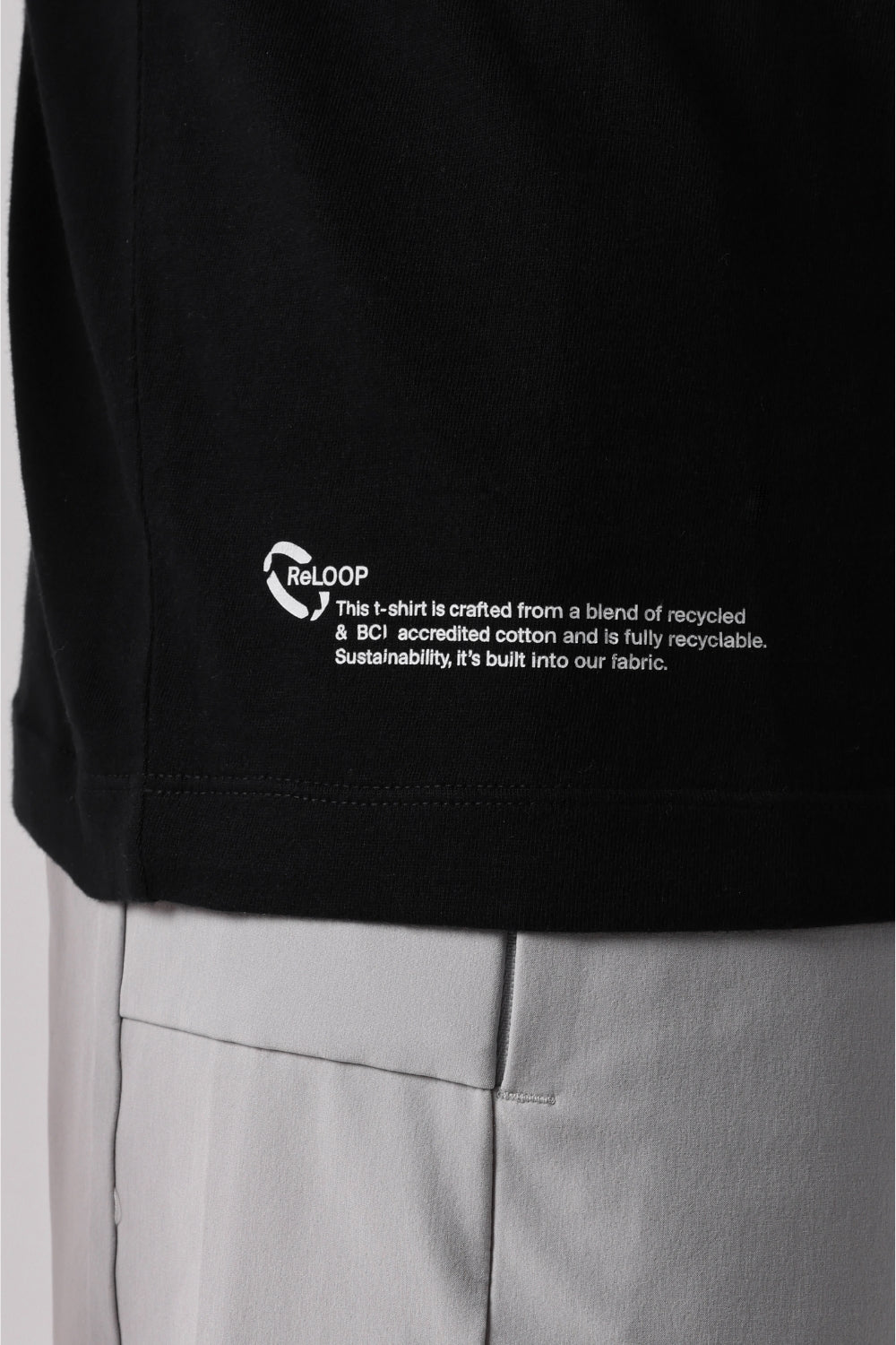 Leithen T-Shirt Black - Reflo