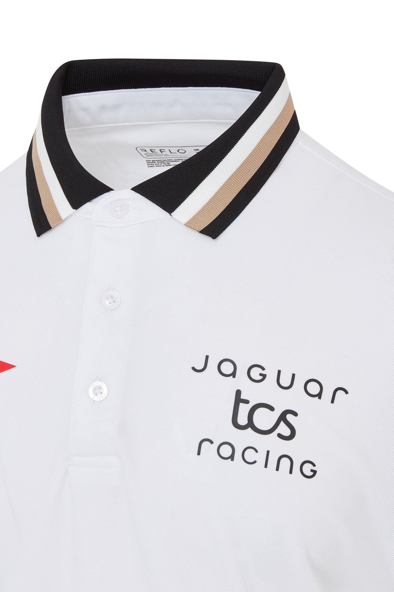 Jaguar TCS Racing Long Sleeve Polo Shirt Reflo