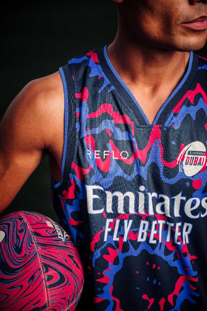 Emirates Dubai 7s 2025 Basketball Singlet Reflo