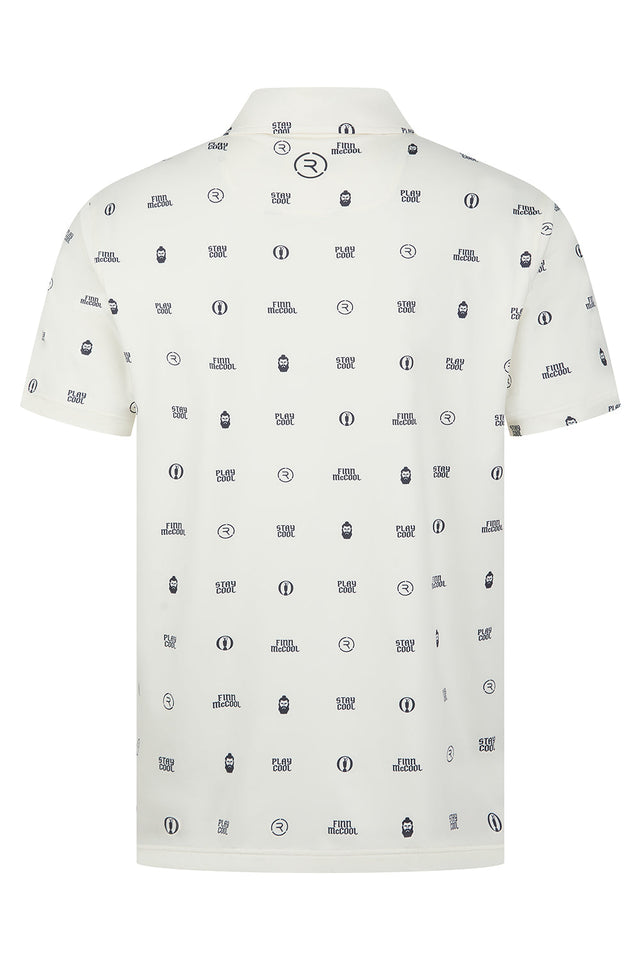 The Open Icon Polo White Reflo Athleisure