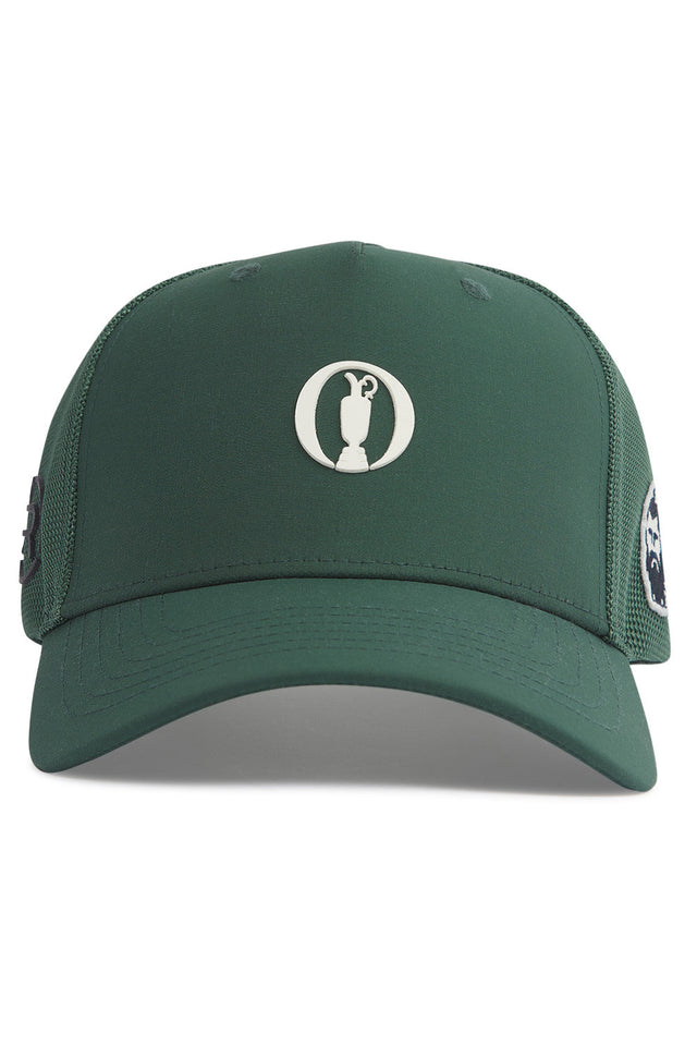 The Open Dunluce Cap Olive Reflo Athleisure