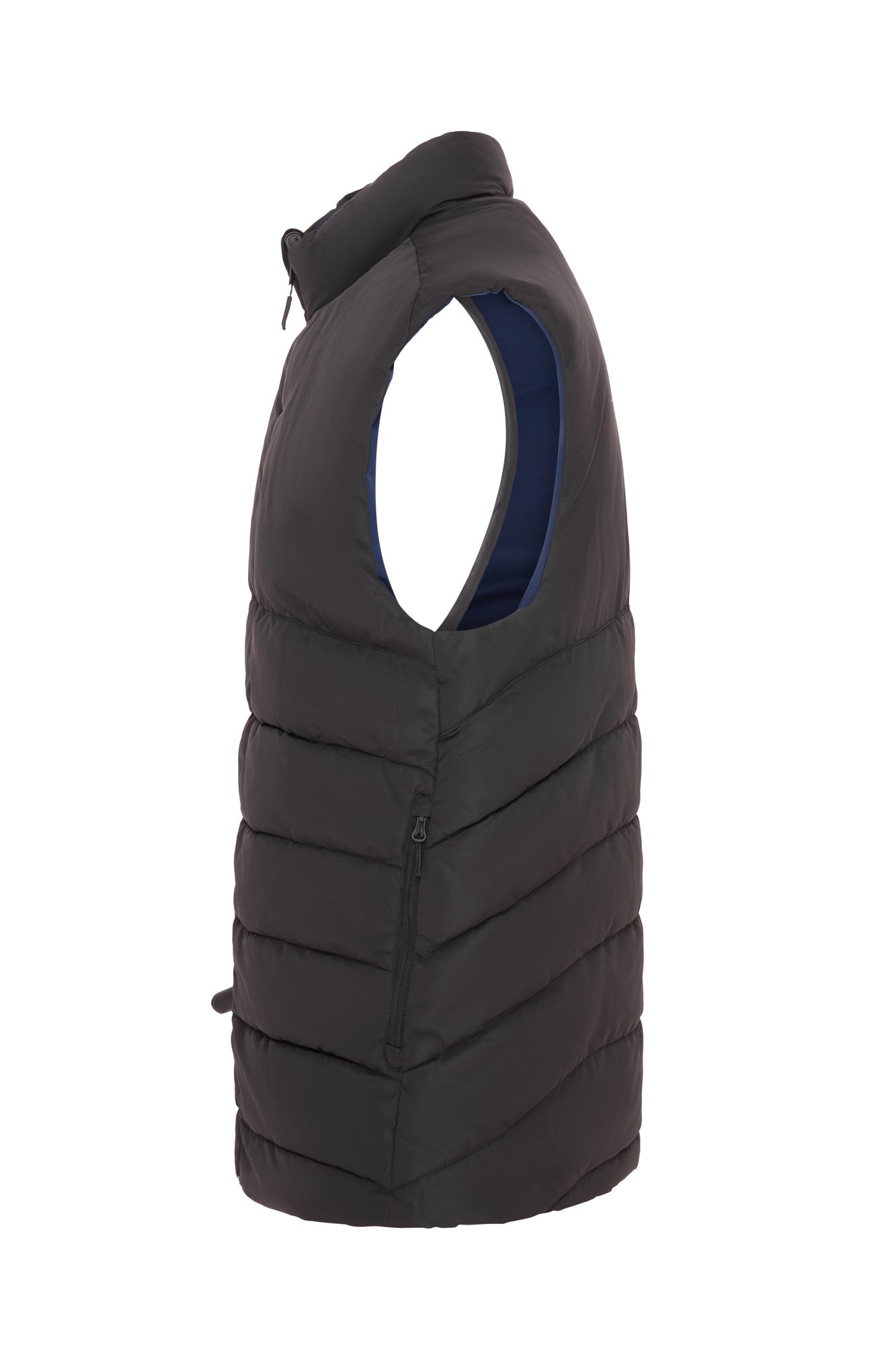 Flint Reversible Gilet Black/True Navy - Reflo
