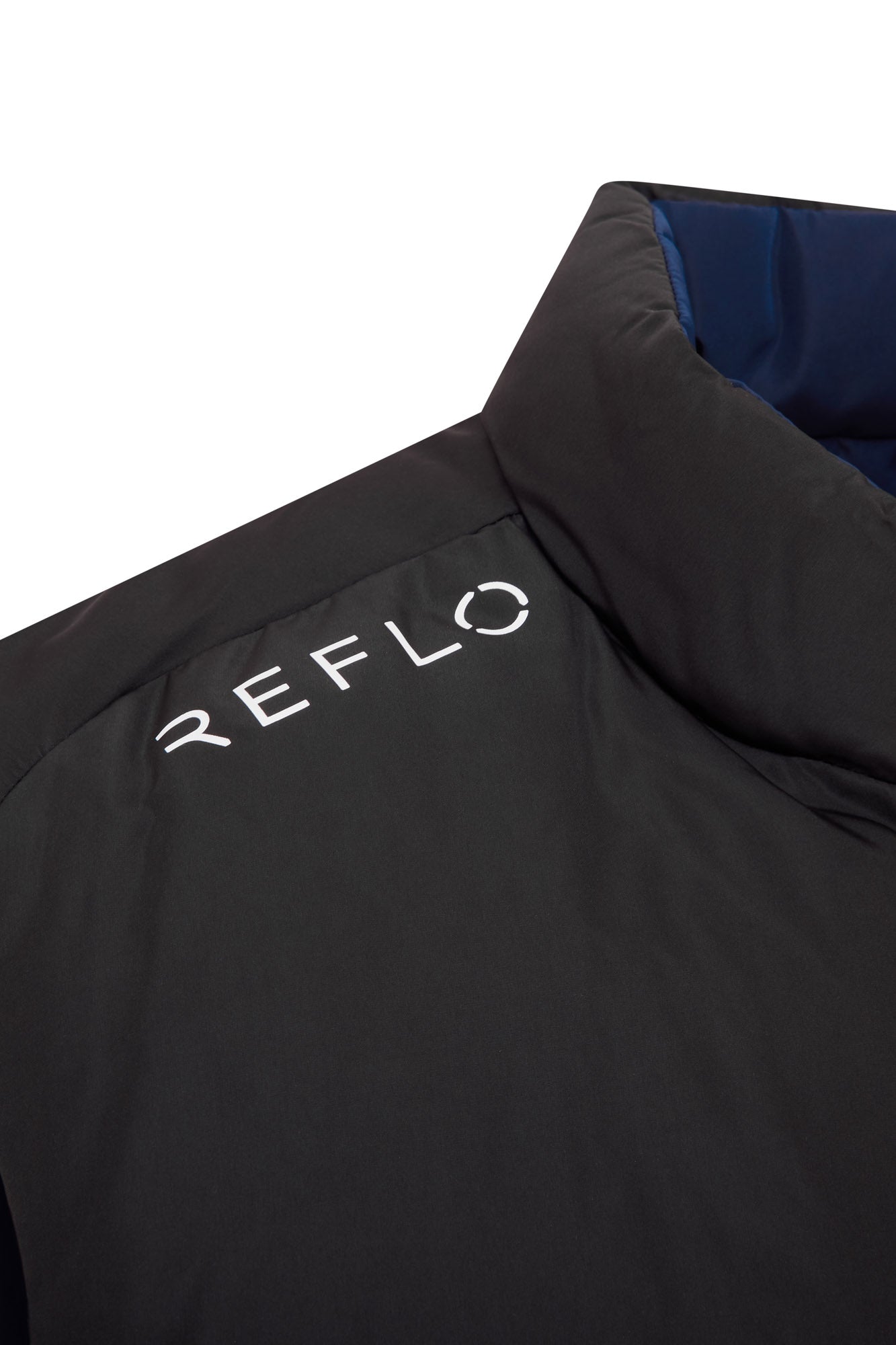 Flint Reversible Gilet Black/True Navy - Reflo