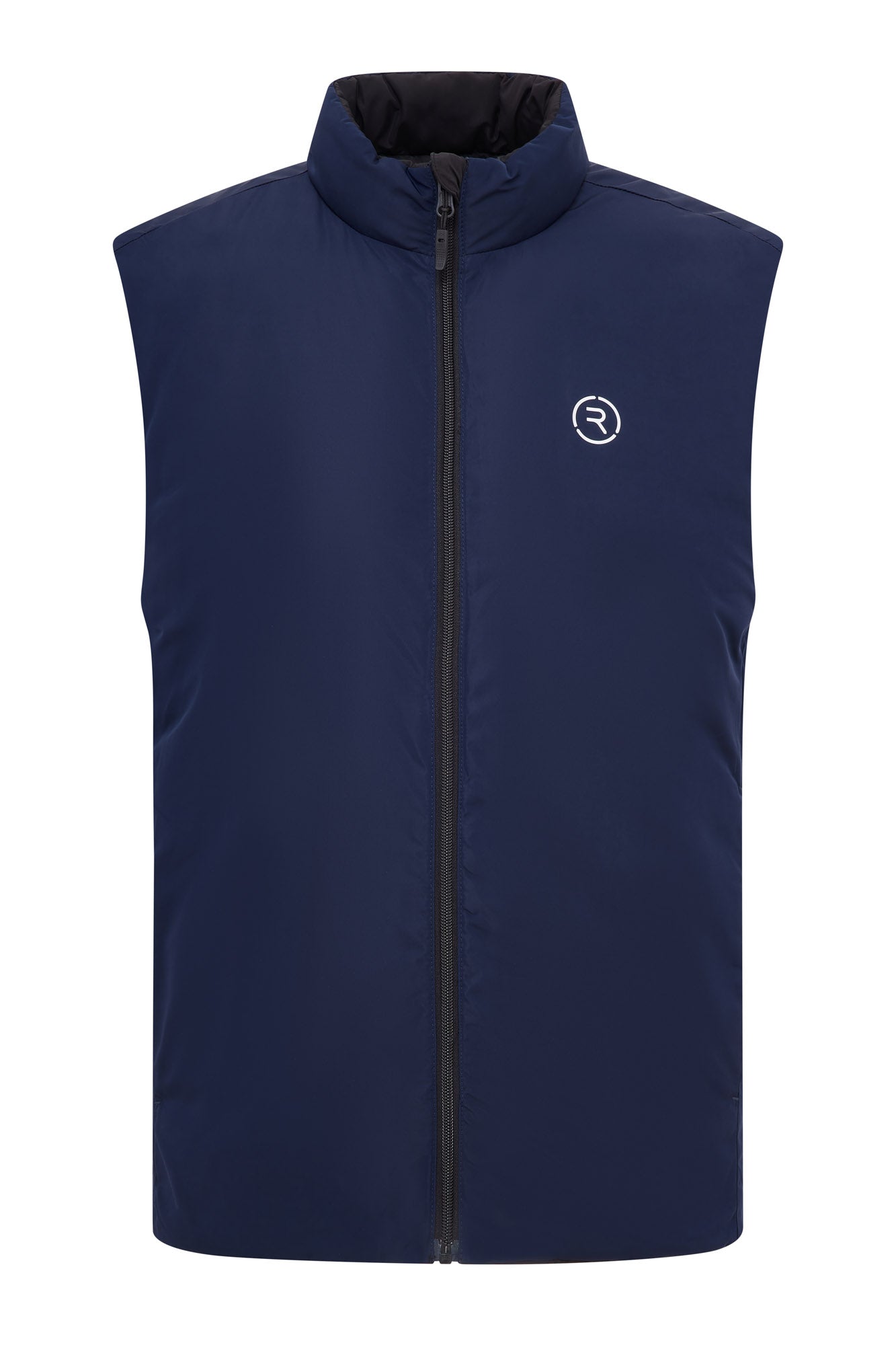 Flint Reversible Gilet Black/True Navy - Reflo