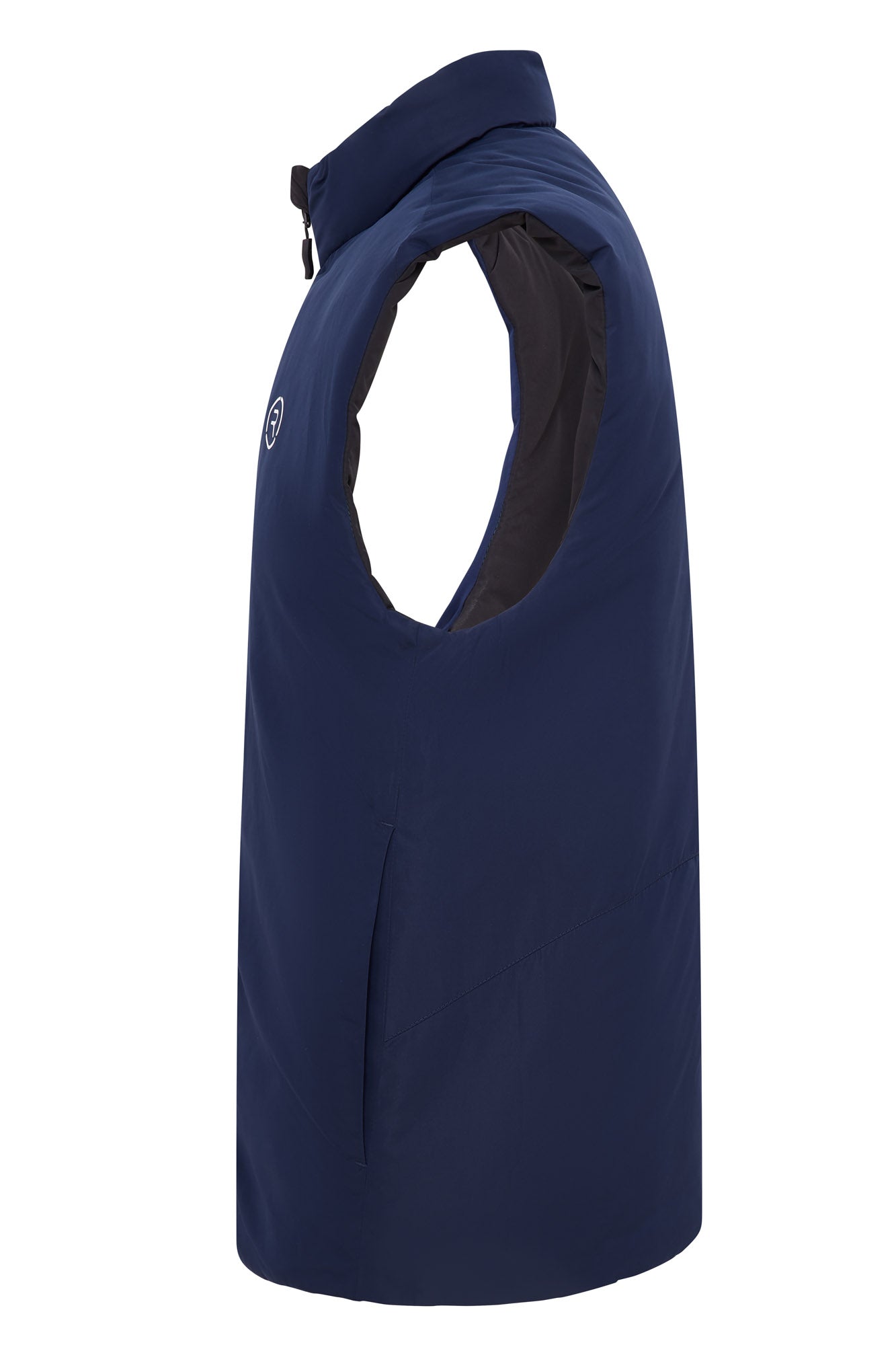 Flint Reversible Gilet Black/True Navy - Reflo