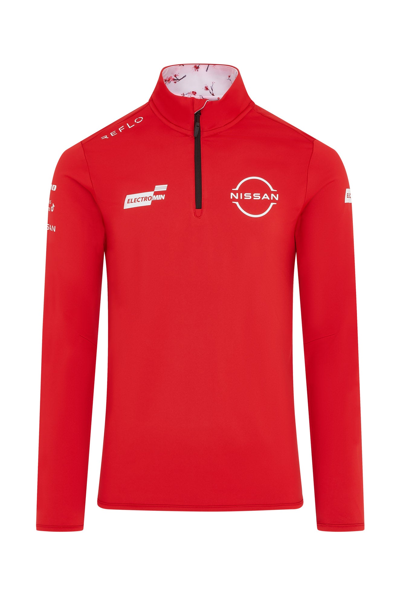 Nissan Formula E Replica 1/4 Zip Midlayer - Red Reflo
