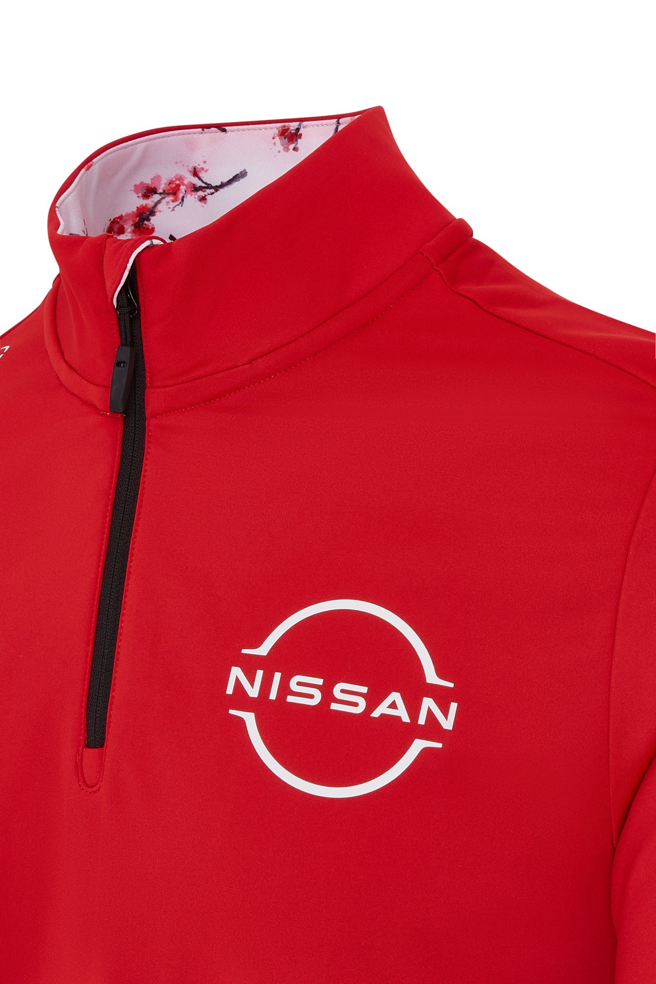 Nissan Formula E Replica 1/4 Zip Midlayer - Red Reflo