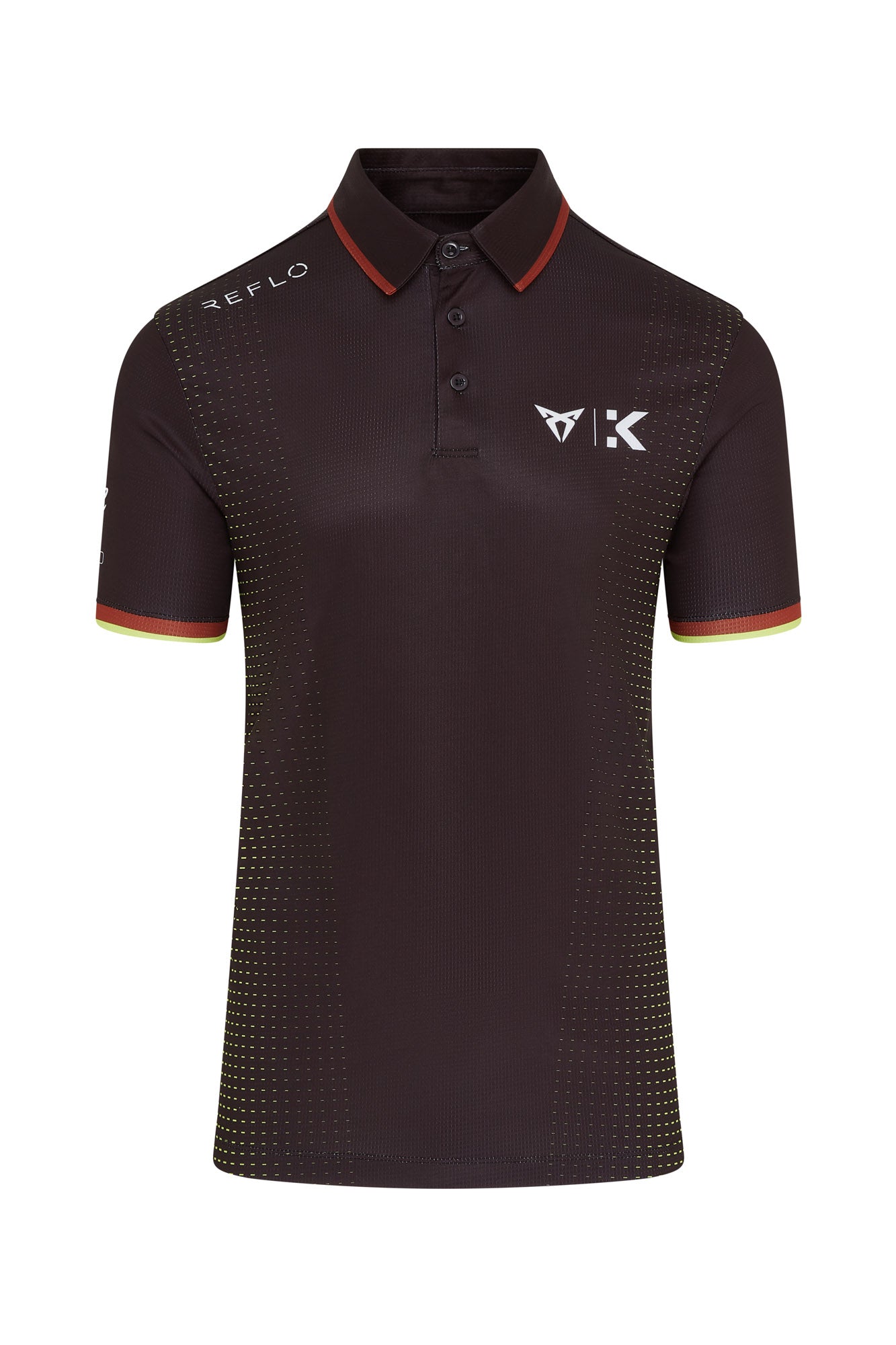 Cupra Kiro Teamkit Short Sleeve Polo Shirt - Black Reflo
