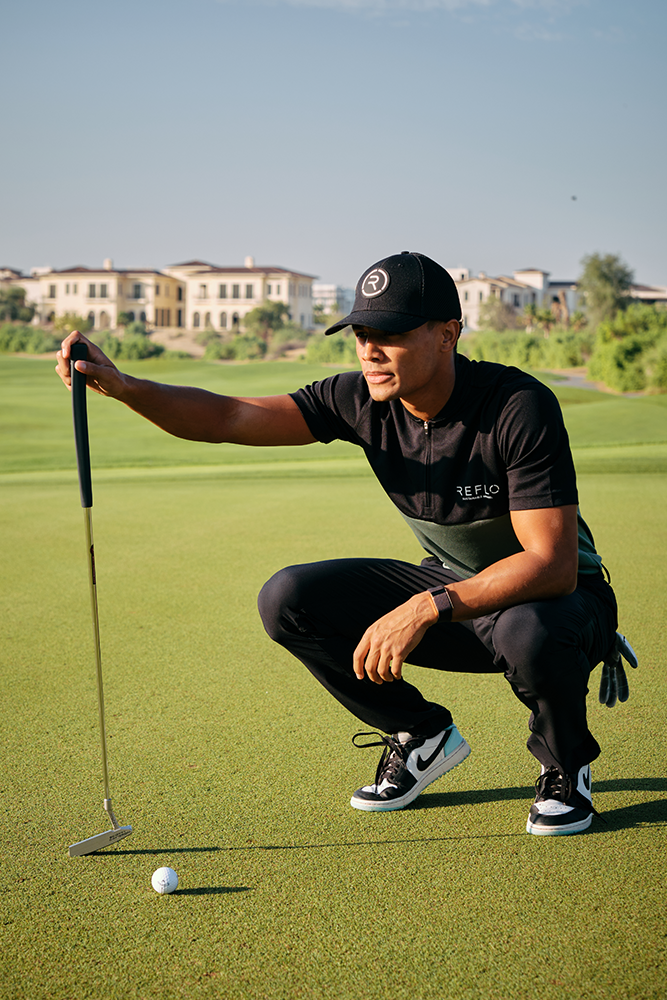 Sidra Chino Trousers Black Reflo Athleisure