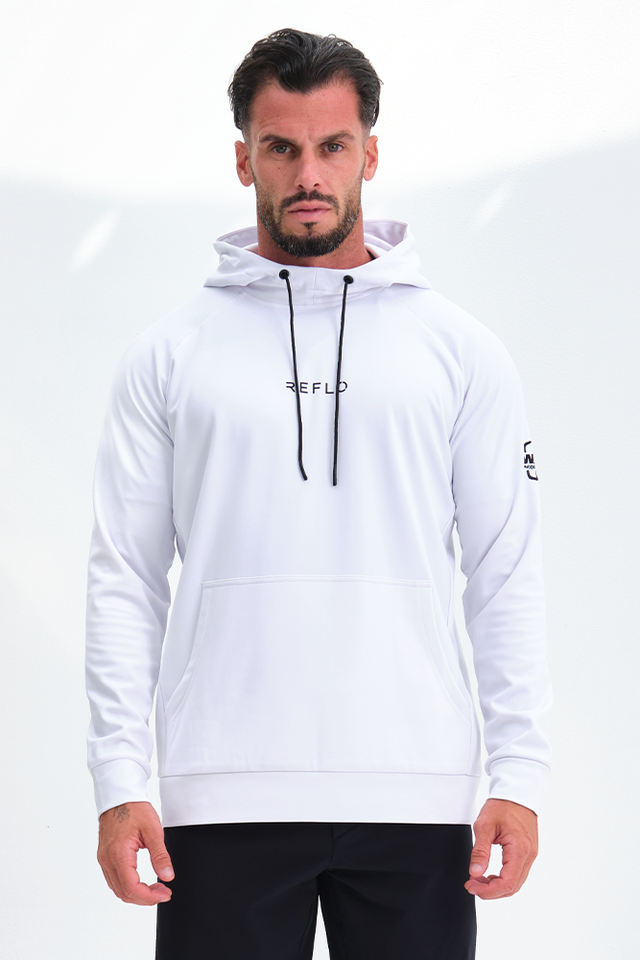 Alden Hoodie White (WMPO) - Reflo