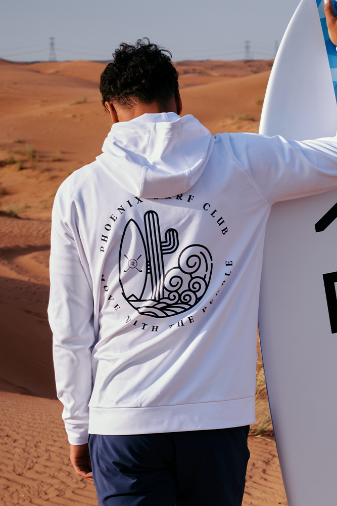 Alden Hoodie White (WMPO) - Reflo