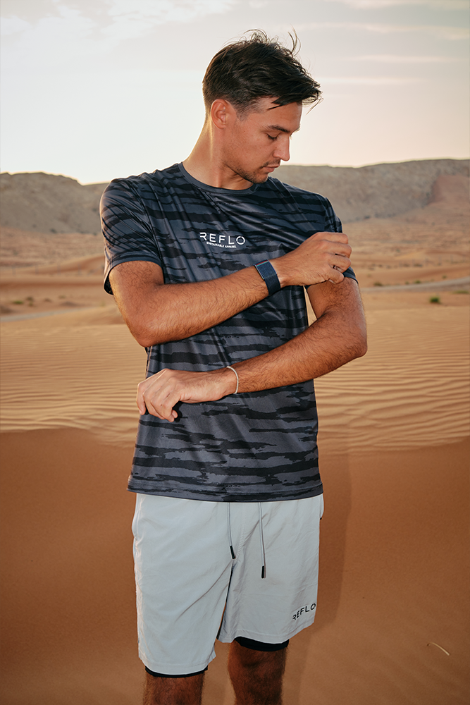 Moana Shirt Black Tonal - Reflo Active