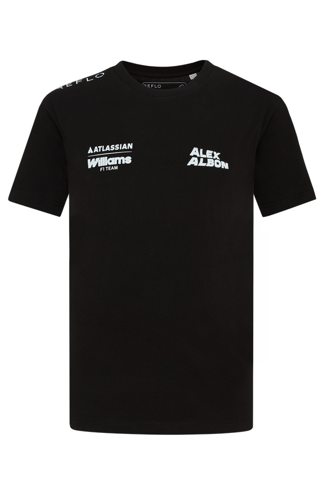 Atlassian Williams Racing Alex Albon Junior Driver Short Sleeve T-Shirt - Season 12 Reflo