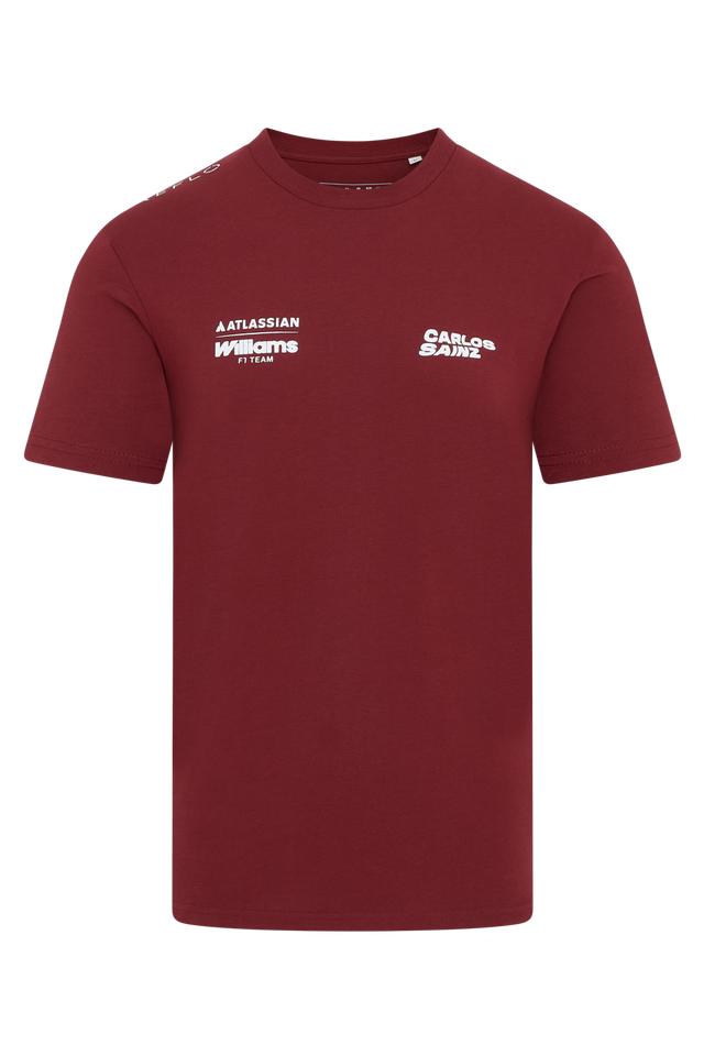 Atlassian Williams Racing Carlos Sainz Driver Short Sleeve T-Shirt - Season 12 Reflo