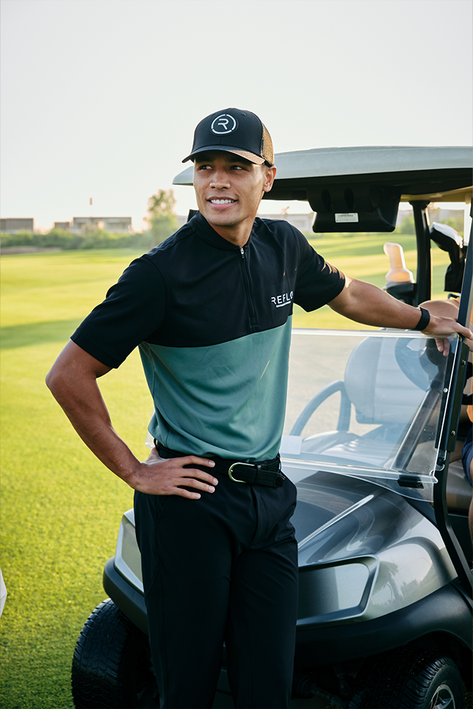 Tobol Polo Black/Green - Reflo