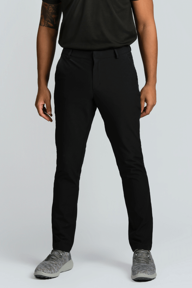 Sidra Chino Trousers Black Reflo Athleisure