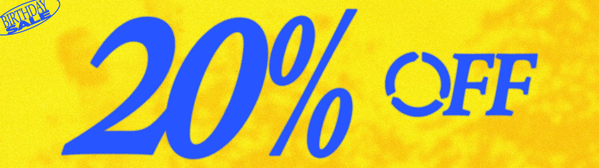 20% Off Birthday Sale Items