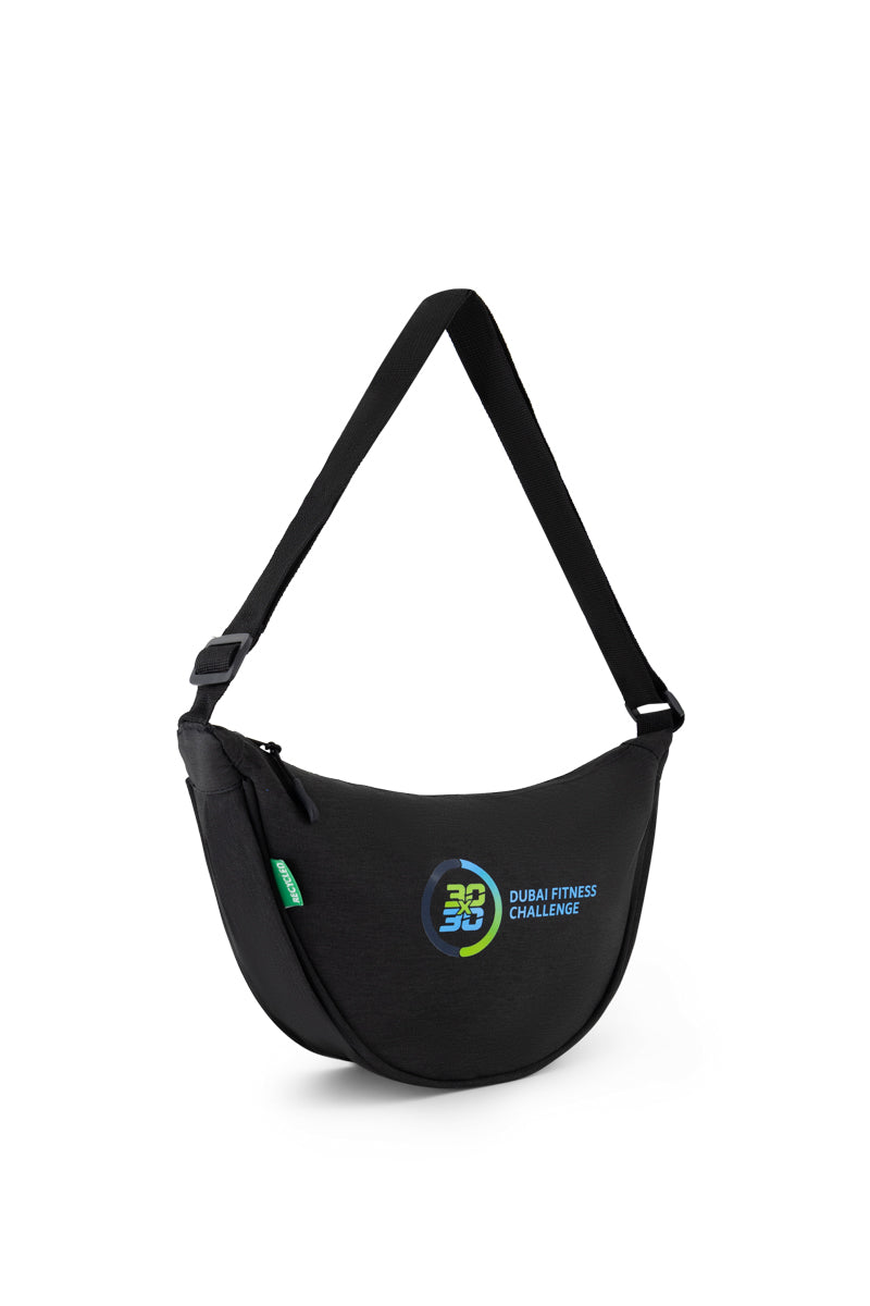 Dubai Fitness Challenge Recycled Half Moon Sling Bag Reflo