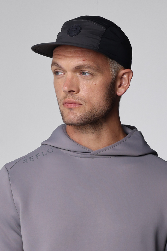 Pike 5-Panel Cap Black - Reflo