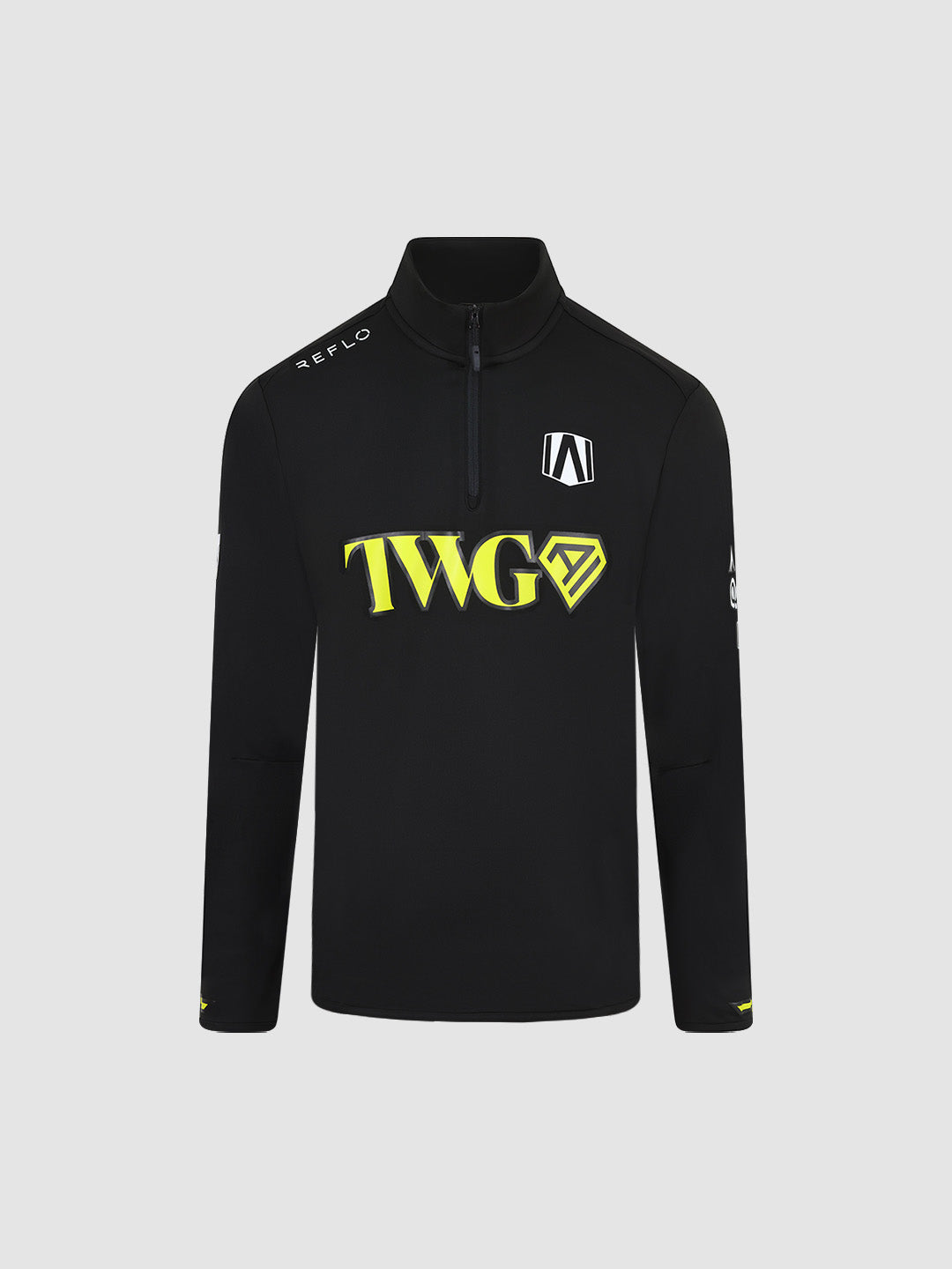 Andretti Teamkit Replica 1/4 Zip Unisex Midlayer Black Reflo