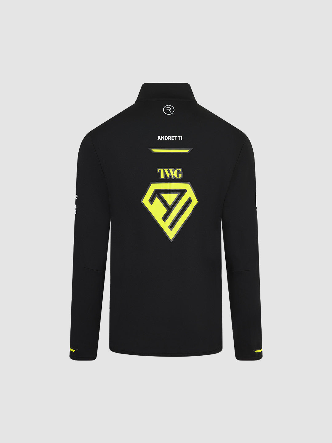 Andretti Teamkit Replica 1/4 Zip Unisex Midlayer Black Reflo