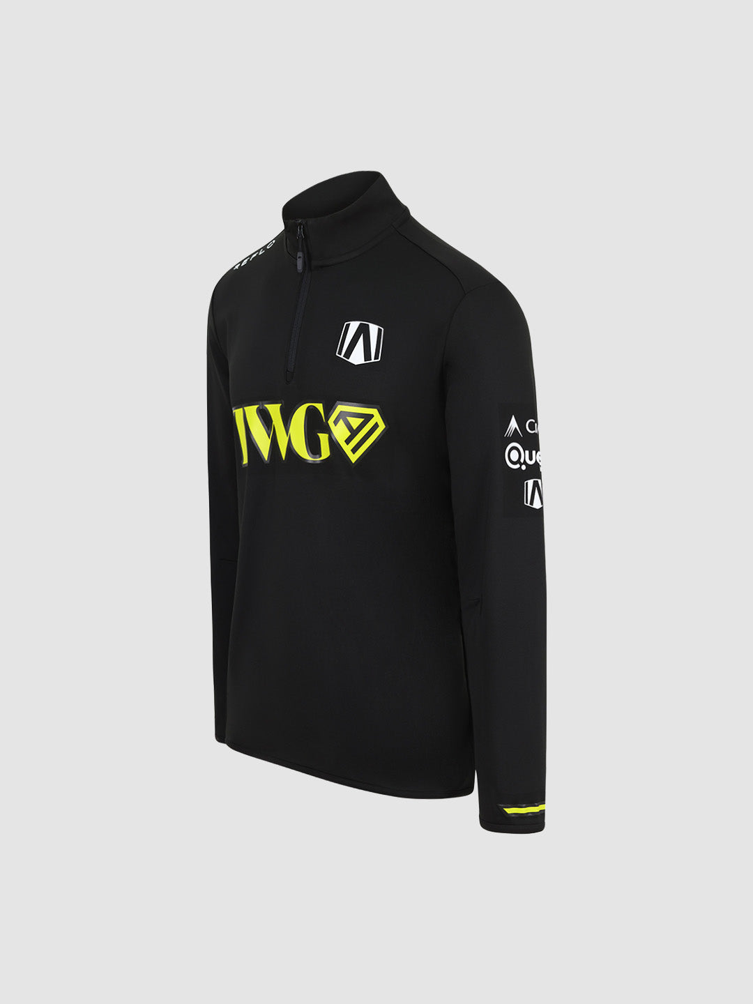 Andretti Teamkit Replica 1/4 Zip Unisex Midlayer Black Reflo