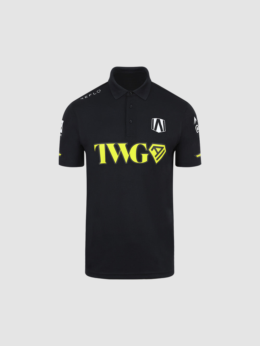 Andretti Teamkit Short Sleeve Polo Shirt Black Reflo